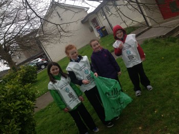 Ella, Anna, Niamh and Aaron.