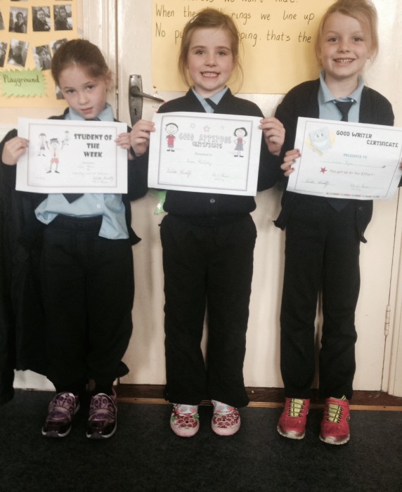 This week's certificate winners!