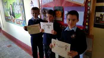 Certificate winners 10.10.14