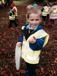 Seán finds a conker