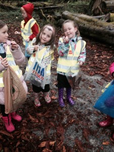 Éadaoin, Miriam and Michaela having fun!