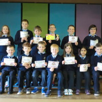 Certificate Winners &  Shining Star 20th November 2015