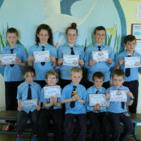 Certificate Winners & Star of the Week 6th May 2016 & 13th May 2016.