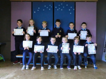 Congratulations to our Certificate Winners & Star of the Week 