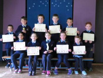 Our certificate winners and stars of the week. 12/05/2017