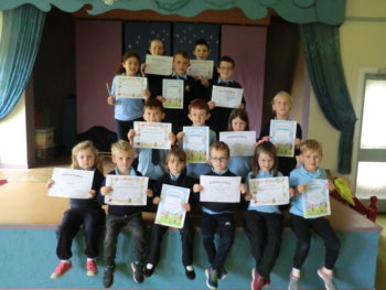 Certificate Winners 22nd September 2017