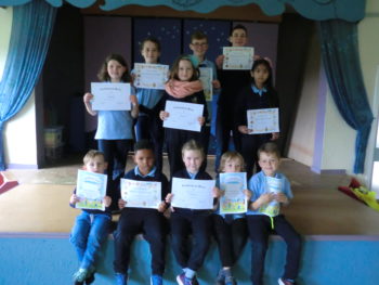 Certificate Winners 15th September 2017