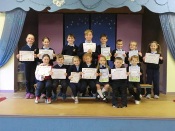 Certificate Winners 13th October 2017.