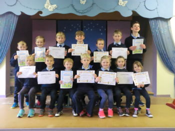 Certificate Winners 20th October 2017.